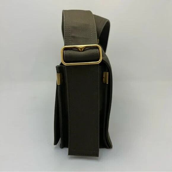 Burberry Olive Green Trench Messenger Bag Crossbody EUC - Picture 5 of 11